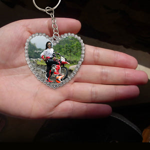 Custom Motorcycle Photo Keychain 02HUTI220623 - Keychains - GoDuckee