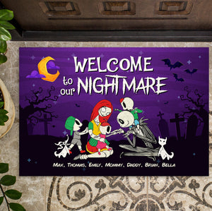 Horror Midnight Family, Personalized Doormat, Gifts For Family 03ACDT190823 - Doormat - GoDuckee