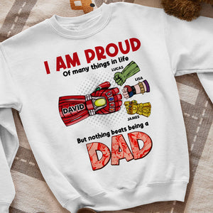 I Am Proud Of Many Things In Life, Gift For Dad, Personalized Shirt, Fist Bump Dad Shirt 06DNTI190523HA - Shirts - GoDuckee