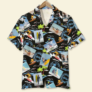 Custom Surfing Photo Hawaiian Shirt, Summer Gift For Surfing Lovers - Hawaiian Shirts - GoDuckee