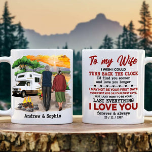 Universary Couple Camping, Personalized Couple Coffee Mug - Coffee Mug - GoDuckee