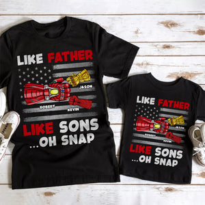 Like Father Like Son, Personalized Shirt 09HUDT230523 - Shirts - GoDuckee