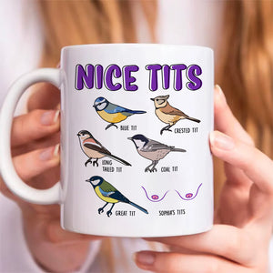 Nice Tits Personalized Funny Coffee Mug Gift For Lover - Coffee Mug - GoDuckee