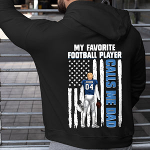 American Football Dad My Favorite Player 01hudt060623tm Personalized Shirt - Shirts - GoDuckee