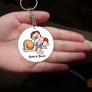 You're A Pain In The Ass, Personalized Keychain, Gift For Funny Couple - Keychains - GoDuckee