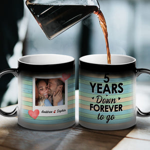 Gift For Couples, Universary Personalized Photo Magic Mug 06HUDT311222 - Magic Mug - GoDuckee