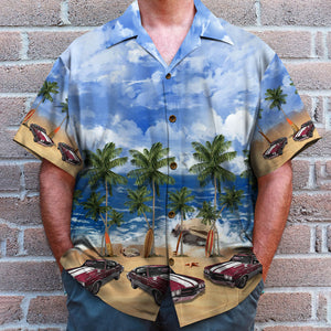 Gift For Cars Lover, Personalized Hawaiian Shirt, Classic Car Beach Hawaiian Shirt, Summer Gift - Hawaiian Shirts - GoDuckee