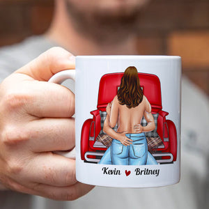 Love Like Rain, Intense and Wet, Personalized Mug, Gift For Couple - Coffee Mug - GoDuckee