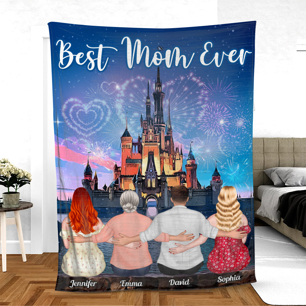 Best Family Ever, Personalized Blanket Gift 03QHDT040323TM - Blanket - GoDuckee