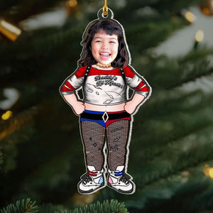 Gift For Kids, Personalized Acrylic Ornament, Custom Image Hero Kids Ornament, Christmas Gift 02NATI101123 - Ornament - GoDuckee