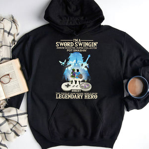 I'm A Sword Swingin', Gift For Game Addict, Personalized Shirt, Custom Game Controller Shirt 03HUTI310723 - Shirts - GoDuckee