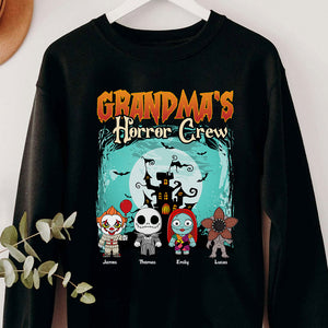 Family's Horror Crew, Gift For Family, Personalized Shirt, Horror Chacacters Shirt, Halloween Gift 02NATI210723HA - Shirts - GoDuckee