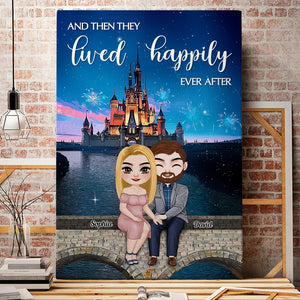 Gift For Couple, Personalized Poster, Couple Hugging Poster 04ACDT170723HH - Poster & Canvas - GoDuckee