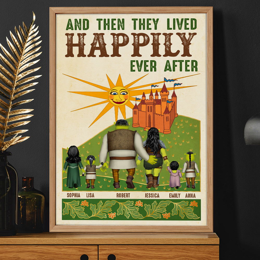 And Then They Lived Happily Ever After 02ACDT051223HH Personalized Family Canvas Poster - Poster & Canvas - GoDuckee