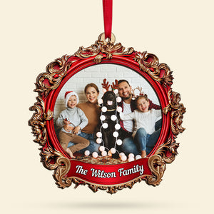 Custom Photo Gifts For Family Christmas Ornament 02huti310824 - Ornament - GoDuckee