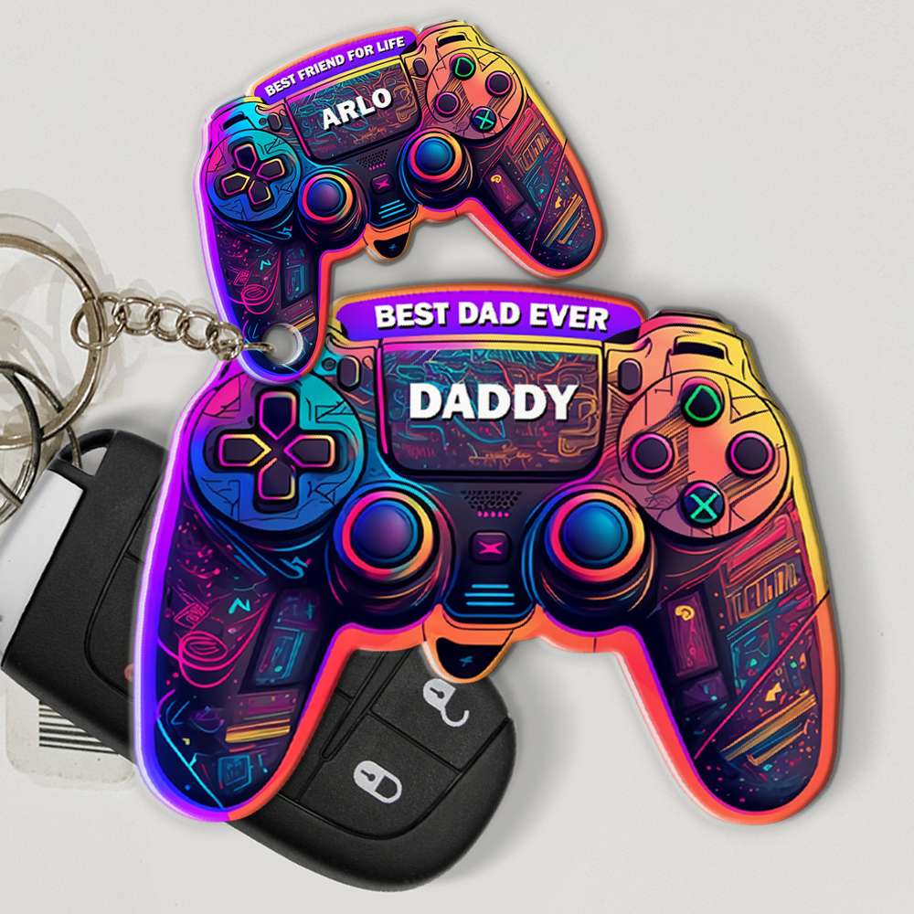 Best Dad Ever 03dtdt020623 Personalized Keychain - Keychains - GoDuckee