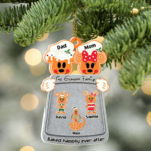 Family - Baked Happily Ever After 01HTDT271023 Personalized Ornament, Gifts For Family - Ornament - GoDuckee