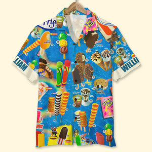 Personalized Ice Cream Hawaiian Shirt - GZ-HW-01NATI270623 - Hawaiian Shirts - GoDuckee