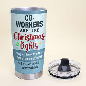 Best Co-Workers, Coworkers Are Like Warm Flames, Personalized Tumbler, Gifts For Co-Workers - Tumbler Cup - GoDuckee