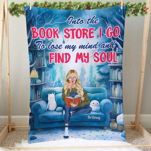 Lose My Mind And Find My Sould, Personalized Blanket, Gifts For Book Lover - Blanket - GoDuckee