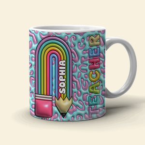 Gifts For Teacher, Personalized Coffee Mug, Christmas Gifts - Coffee Mug - GoDuckee