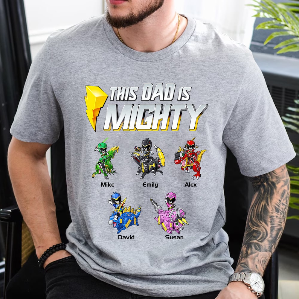 This Dad Is Mighty-01huhn070623 Personalized Shirt- GRER2005 - Shirts - GoDuckee