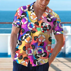 Cruise Couple Personalized Hawaiian Shirt - Summer Gift For Couple GZ- -  GoDuckee