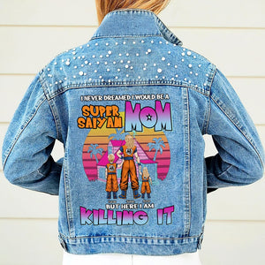 Personalized Gifts For Denim Jacket 06TOTI080424HH Mother's Day - Denim Jacket - GoDuckee