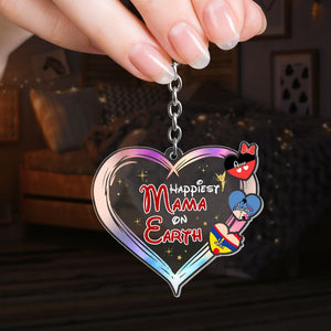 Personalized Gifts For Mom Keychain 021QHTI060324 Mother's Day - Keychains - GoDuckee
