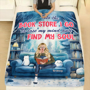 Lose My Mind And Find My Sould, Personalized Blanket, Gifts For Book Lover - Blanket - GoDuckee