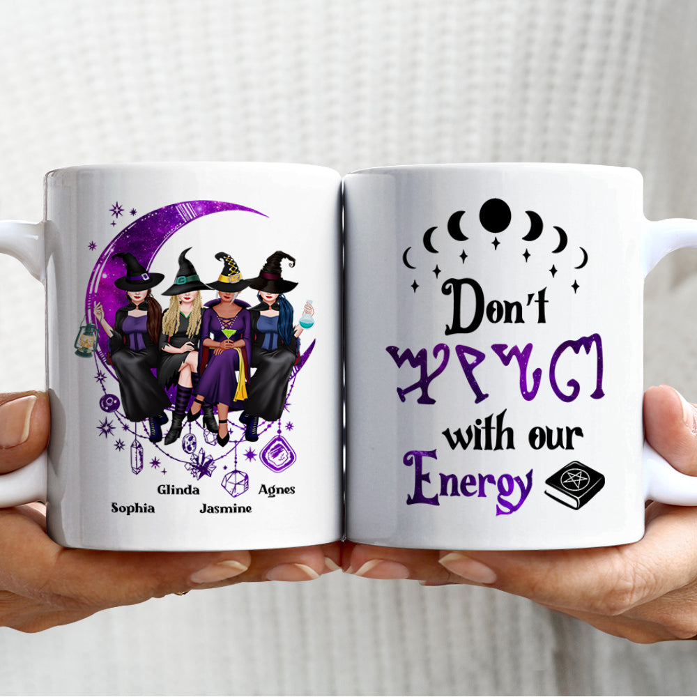 Don't F*ck With Our Energy, Personalized Coffee Mug, Gifts For Bestie - Coffee Mug - GoDuckee