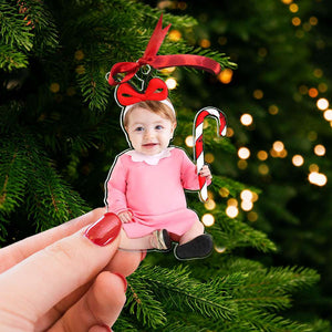 Funny Costumes Kid Christmas 03HUTI290824 Personalized Photo Acrylic Ornament - Ornament - GoDuckee