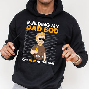 Personalized Dad Shirt Building My Dad Bod - Shirts - GoDuckee