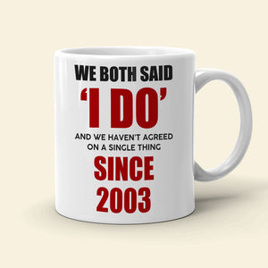 Universary Couple Drinking, Personalized Couple Coffee Mug - Coffee Mug - GoDuckee