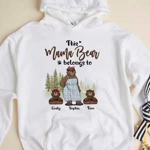 This Mama Bear Belong To, Personalized Shirt, Gift For Mom - Shirts - GoDuckee
