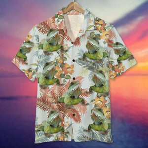 Gift For Lizard Lover, Personalized Hawaiian Shirt, Custom Photo Lizard Iguana Hawaiian Shirt - Hawaiian Shirts - GoDuckee