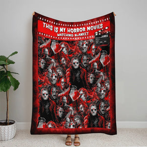 Gift For Horror Movie Fan, Personalized Blanket, Custom Name Villain Blanket 01HUTI200723 - Blanket - GoDuckee