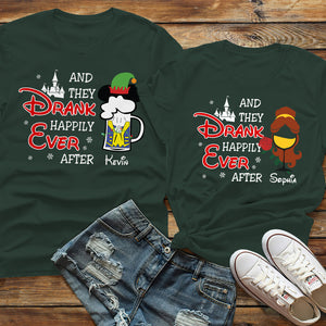 And They Drank Happily Ever After 03TODT251023 Personalized Shirt, Gifts For Couple - Shirts - GoDuckee
