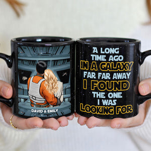 I Found The One I Was Looking For, Personalized Couple Mug, Anniversary Gift Idea, Gift For Him, Gift For Her, Couple Gift 01QHTI300623HH - Coffee Mug - GoDuckee