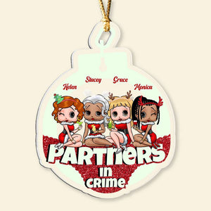 Partners In Crime 01ACDT061023HH Personalized Ornament, Gifts For Bestie - Ornament - GoDuckee