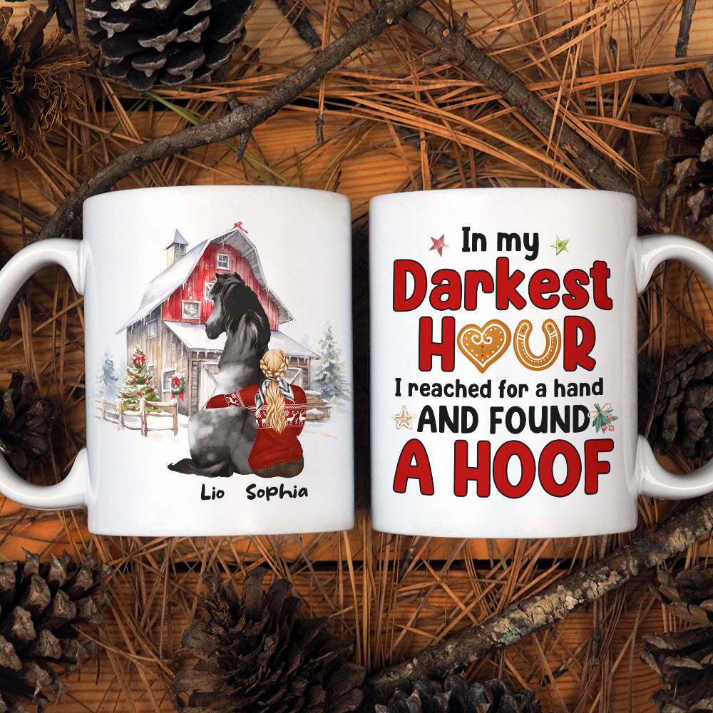 In My Darkest Hour, Personalized Mug, Gifts For Horse Lover - Coffee Mug - GoDuckee