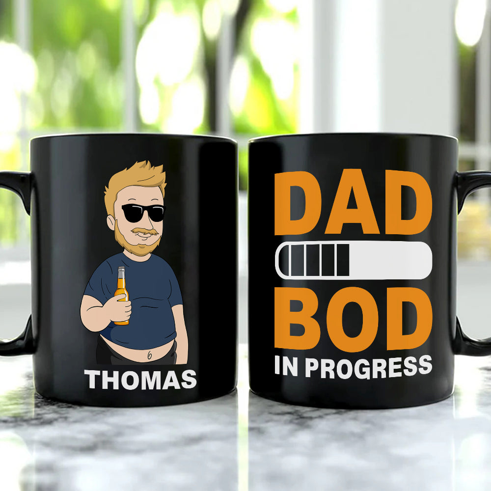 Best Dad Drinking Gift 07DTDT220423TM Personalized Black Mug - Coffee Mug - GoDuckee