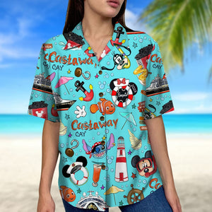 Cruise Couple Personalized Hawaiian Shirt - Summer Gift For Couple GZ-HW-05HUTI060723 - Hawaiian Shirts - GoDuckee