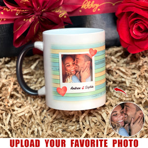 Gift For Couples, Universary Personalized Photo Magic Mug 06HUDT311222 - Magic Mug - GoDuckee