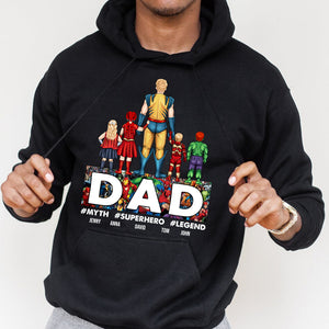 Dad #Myth #Legend, Personalized Shirt, Gift For Dad, 08hudt120523tm - Shirts - GoDuckee