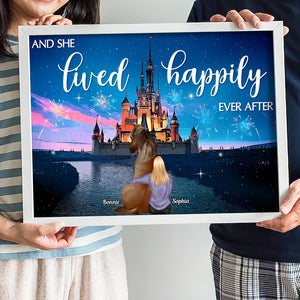 Horse And She Lived Happily Ever After 04ACDT100623TM Personalized Canvas Poster - Poster & Canvas - GoDuckee