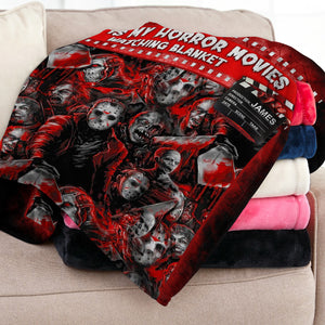 Gift For Horror Movie Fan, Personalized Blanket, Custom Name Villain Blanket 01HUTI200723 - Blanket - GoDuckee