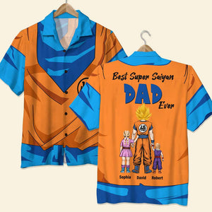 Best Dad Ever Personalized Hawaiian Shirt, Gift For Dad-2DTDT090623 - Hawaiian Shirts - GoDuckee