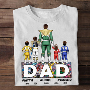 Dad Myth Hero Legend, Personalized Shirt, Gift For Dad, 08hudt130523hh - Shirts - GoDuckee