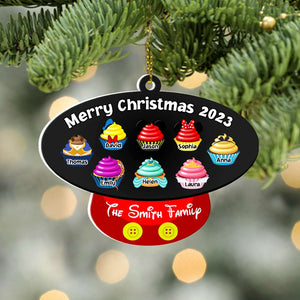 Merry Christmas Cupcakes, Personalized Ornament, Gifts For Family 01TODT281023 - Ornament - GoDuckee